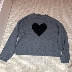 Girls Mini Molly heart cardigan